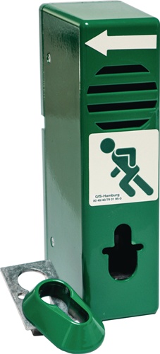 Schwenk-Türwächter 920 000 vorgerichtet f.HZ grün lack.Basis GFS