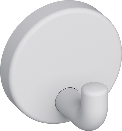 Einzelhaken 801.90B010 rechtwinklig geb.Hak.A.30mm PA ma 98 signalweiß