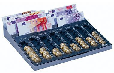 DURABLE Geldzählbrett EUROBORD XL 178157 59,2x328x285,7mm dunkelgrau