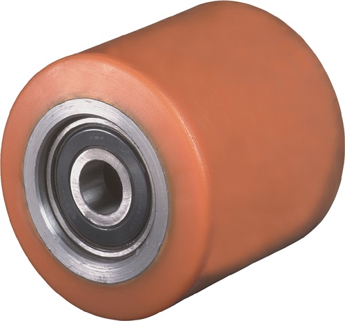 Gabelrolle PUR Naben-L.75mm Rad-B.75mm D.82mm BS ROLLEN