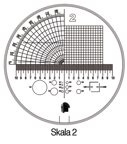 Messskala Tech-Line Skala-Ø 25/2,5 mm SCHWEIZER