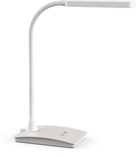 Schreibtischleuchte Metall/Ku.schwarz H.max.375mm Standfuß m.LED