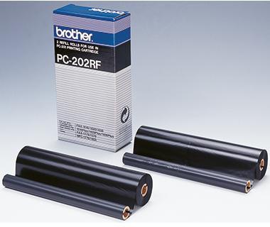 Brother Thermotransferrolle PC202RF schwarz 2 St./Pack.