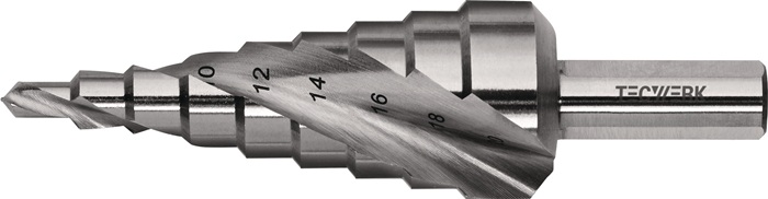 Stufenbohrer HSS spiralgenutet TECWERK