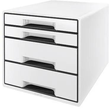 Leitz Schubladenbox CUBE 52521001 4Schubfächer weiß