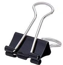 Soennecken Foldbackklemmer 1563 19x7mm schwarz 12 St./Pack.