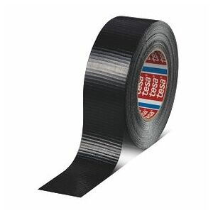 TESA Recyceltes Gewebe-Klebeband Heavy Duct Tape, schwarz, BreitexLänge (mmxm): 50X50