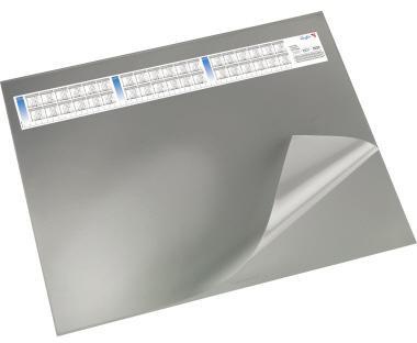 Läufer Schreibunterlage Durella DS 44653 52x65cm Vollsichtfolie grau