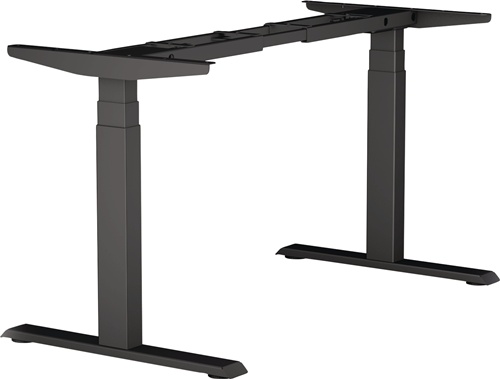 Steh-Sitz Tischgestell E-MORE 2M3S GS schwarz RAL 9017 H.640-1290mm BMB