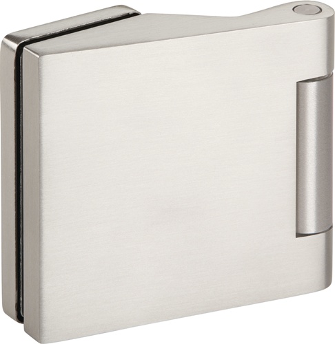 Glastürband Leichtmetall Edelstahlfarbig für 3-teillig HERMAT