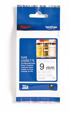 Brother Schriftbandkassette TZEN221 9mmx8m unlaminiert sw auf ws