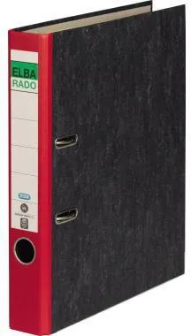 ELBA Ordner ELBArado 100555310 DIN A4 50mm Pappe rot