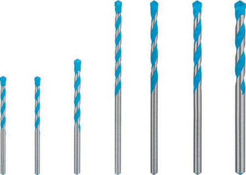 Bosch Bohrersatz EXPERT MultiConstruction CYL-9 7tlg. D.5-10mm Arbeits-L.50-90mm