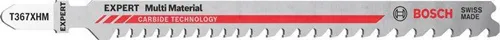 Bosch Stichsägeblatt EXPERT Multi Material T 367 XHM L.132mm Carbide 10 St