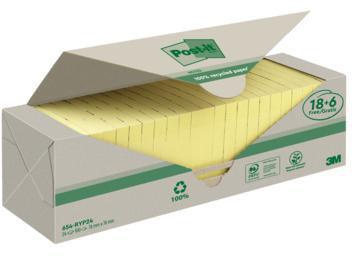 Post-it Haftnotiz Recycling Notes 654-RYP24 76 x 76 mm ge 24St