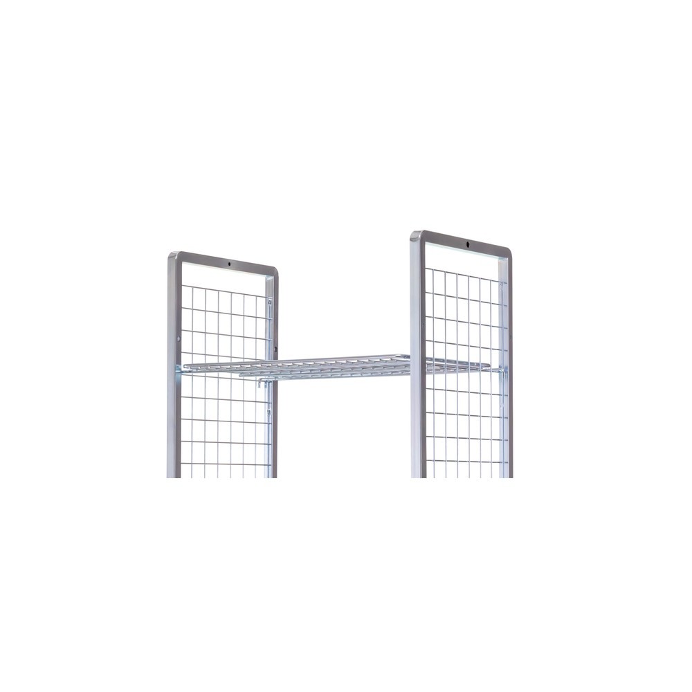 Zwischenboden für Ameise® Kommissionierwagen AK-S, Drahtgitter, BxT 590 x 390 mm