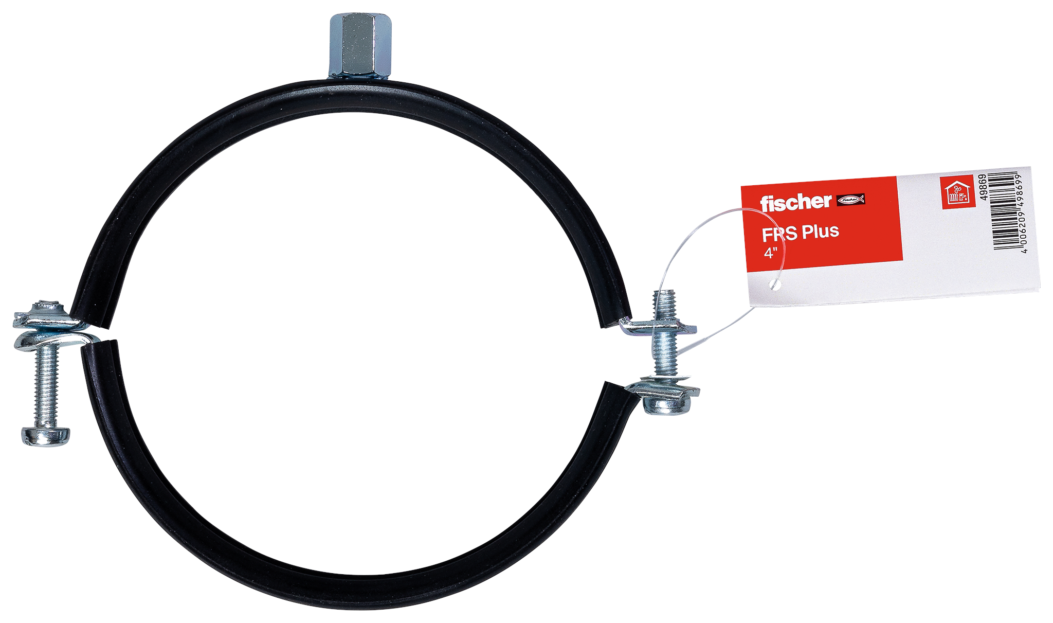 fischer Rohrschelle FRS Plus 4" Einzelpreisauszeichnung