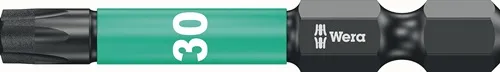 Bit 867/4 IMP DC T30 L.50mm 1/4 Zoll E6,3 Impaktor,DC Box m.5 Bits WERA