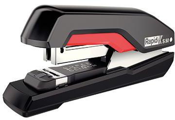 Rapid Heftgerät Supreme S50 5000544 50Blatt schwarz/rot