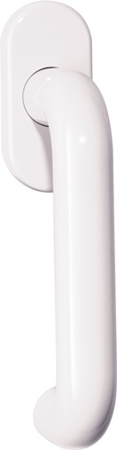Fenstergriff 111FG.1 30mm Ku.99 reinweiß 30mm Stand.HEWI