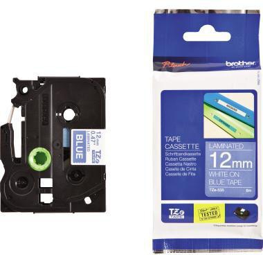 Brother Schriftbandkassette TZE535 12mmx8m laminiert ws auf bl
