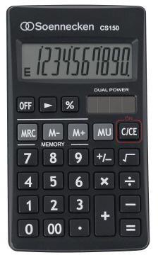 Soennecken Taschenrechner CS150 8660 schwarz