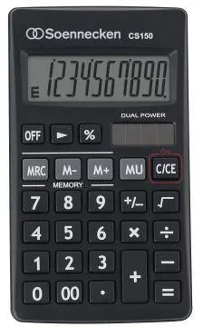 Soennecken Taschenrechner CS150 8660 schwarz