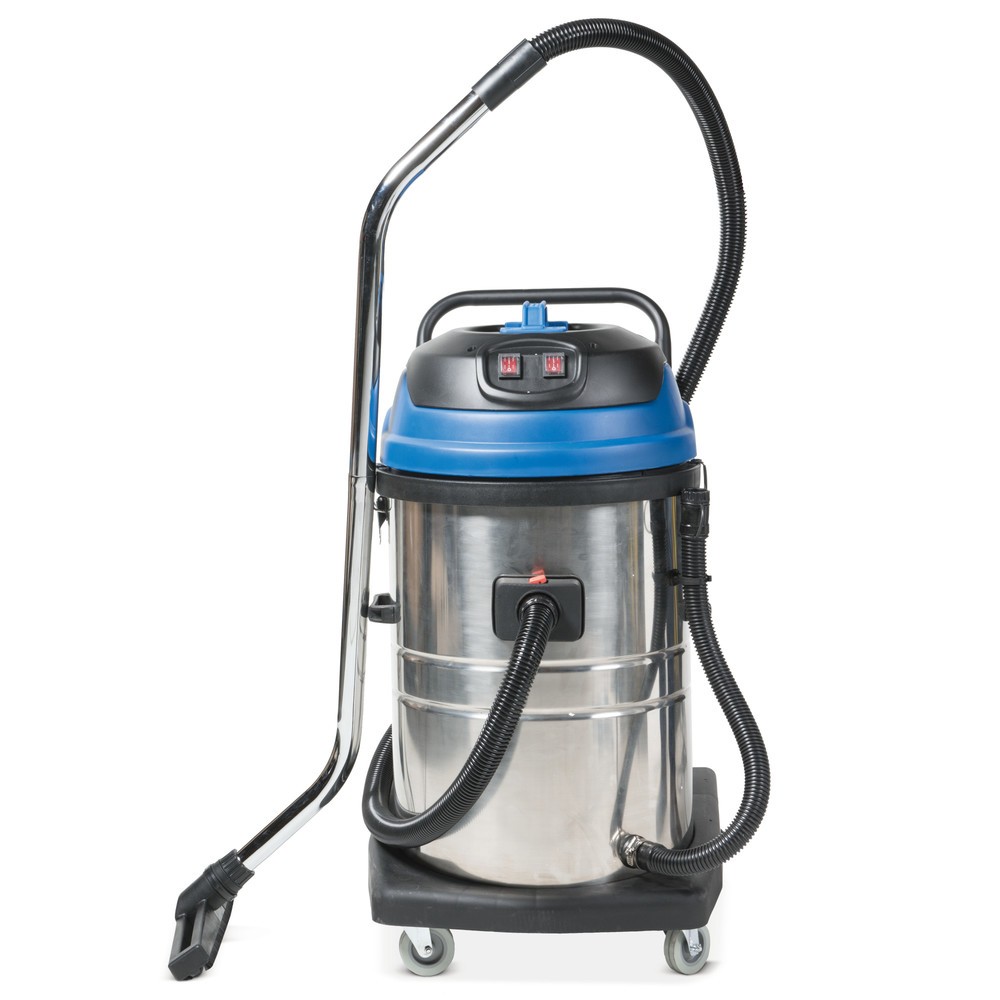 HEMMDAL Industriesauger, nass + trocken, Edelstahlbehälter, 2.400 W, 70 l
