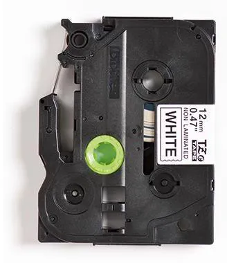 Brother Schriftbandkassette TZEN231 12mmx8m unlaminiert sw auf ws
