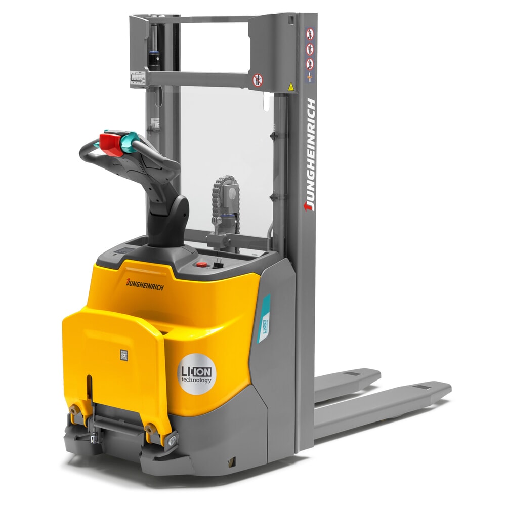 Jungheinrich Elektro-Hochhubwagen ERC 112i DZ mit Standplattform