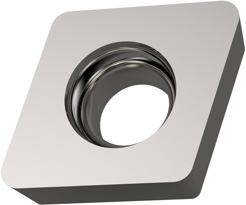 Drehwendeschneidplatte ISO ECMW 080304:H07 Bohrungs-D. 3,4mm Farbe Silber PRAMET