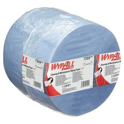Wischtuch WYPALL L30 7359 L.ca.380 mmxB.ca.350mm blau 3-lagig 1000 Tü./Rl.KIMBER