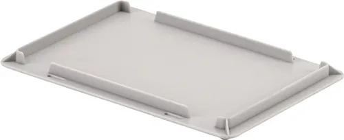 Auflagedeckel L300xB200mm hellgrau PP f.Beh.300x200mm UNISTA