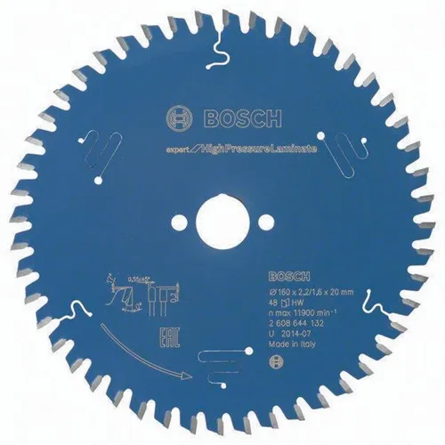 Bosch Kreissägeblatt AD 160mm Z.48 TR-F Bohr.20mm Schnitt-B.2,2mm HM