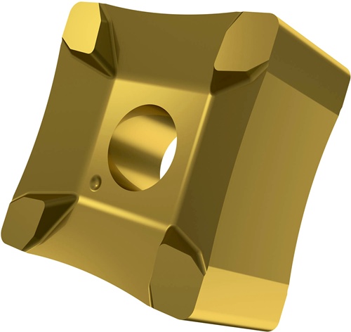 Scarfing-Schneideinsatz ISO SNMX 15-R45:6640 Radius 45mm MT-CVD beschicht. Gold