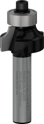 Bosch Abrundfräser Standard for Wood Radius 4mm Arbeits-L.12,7mm L.53mm