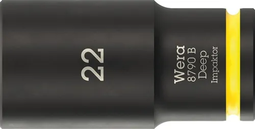 Steckschlüsseleinsatz 8790 B Impaktor Deep 3/8 Zoll 22mm L.63mm WERA