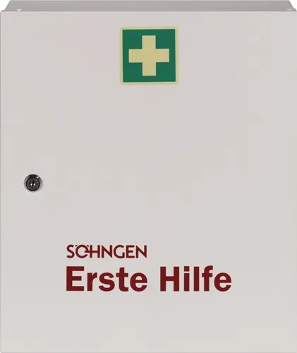 Verbandschrank BONN B402xH462xT112ca.mm weiß 1-türig SÖHNGEN