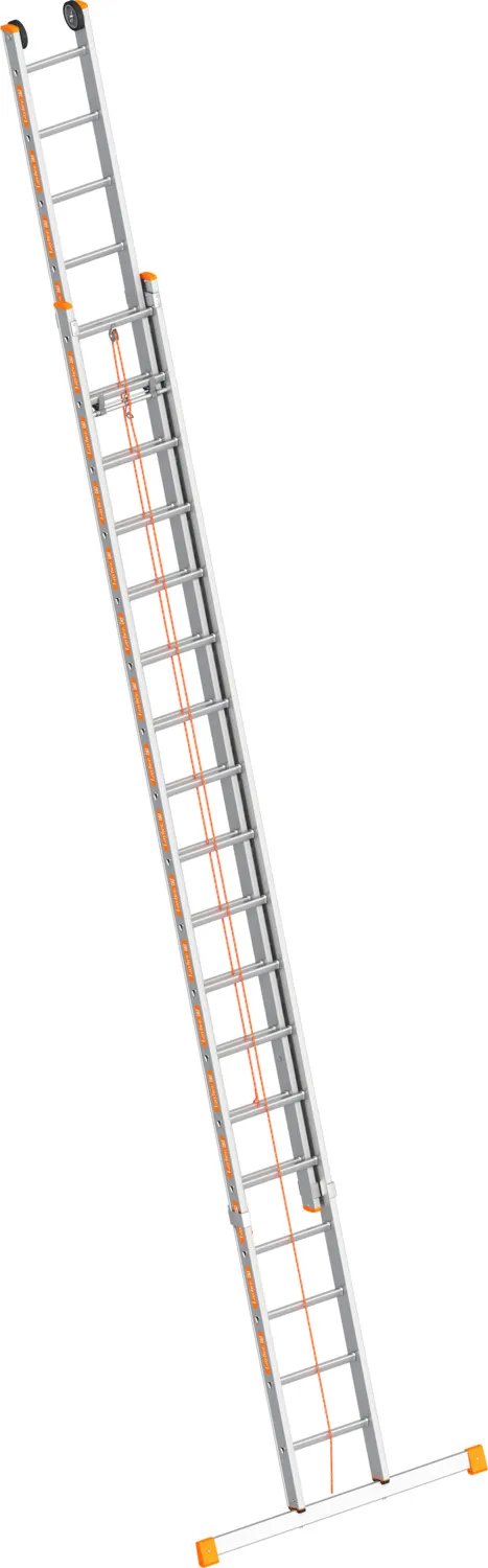 Layher Seilzugleiter TOPIC 1037 2x18 Sprossen mit Traverse