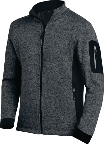 Strick-Fleecejacke CHRISTOPH Gr.L anthrazit/schwarz FHB