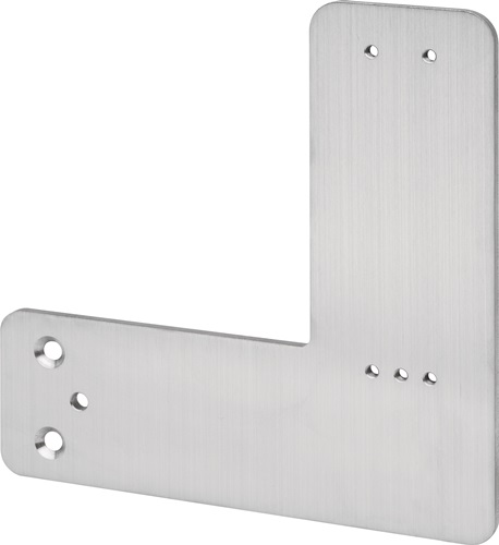 Montageplatte Montage an Rohrrahmentür Türwächter DENI DIN links / rechts DENI