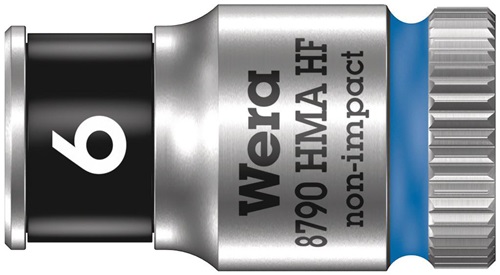 Steckschlüsseleinsatz 8790 HMA HF 1/4 Zoll 6-kant SW 6mm L.23mm WERA