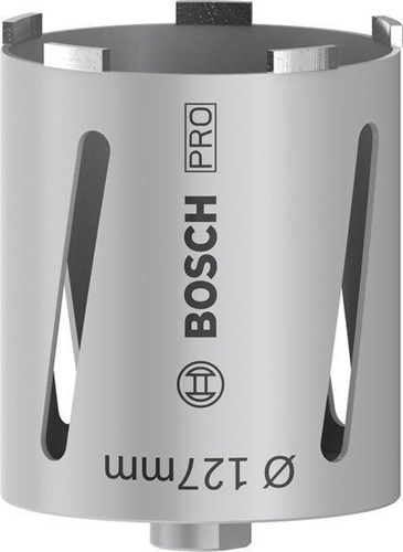 Bosch Diamanttrockenbohrkrone PRO Arbeits-L.127mm D.150 G 1/2Zoll 6 Seg.