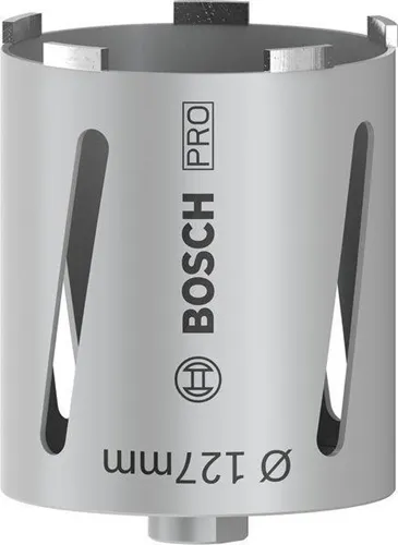Bosch Diamanttrockenbohrkrone PRO Arbeits-L.127mm D.150 G 1/2Zoll 6 Seg.