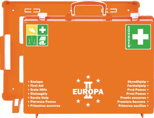 Erste Hilfe Koffer EUROPA II B400xH300xT150ca.mm orange SÖHNGEN