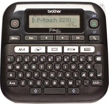 Brother Beschriftungsgerät D210 PTD210ZG1 3,5-12mm QWERTZ