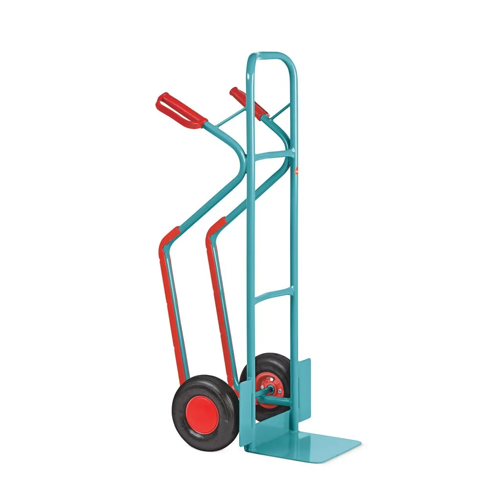 Stapelkarre Ameise®, Stahl, mit Gleitkufen, TK 250 kg, Schaufel BxT 320 x 250 mm