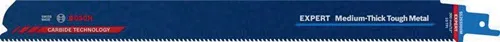 Bosch Säbelsägeblatt Med.Thick Metal L300mm B25mm TPI 10 2,5mm 1 St./Karte 2608900377