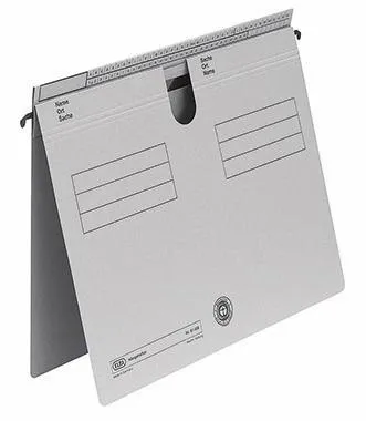 ELBA Hängehefter 100555354 DIN A4 kaufm./Amtsheftung Karton grau