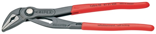 Wasserpumpenzange Cobra® ES L.250mm Spann-W.42mm pol.Ku.-Überzug KNIPEX